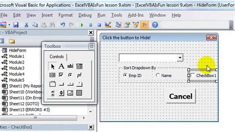 Vba Userform How To Create Userform In Excel Using Vba Code