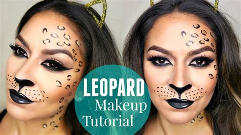 Simple Leopard Face Paint