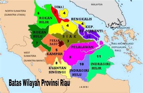 4 Batas Wilayah Provinsi Riau Fakta Dan Info Daerah Indonesia