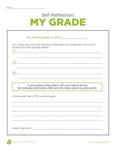 Grading Reflection Download Easy Method To Let Students And Parents