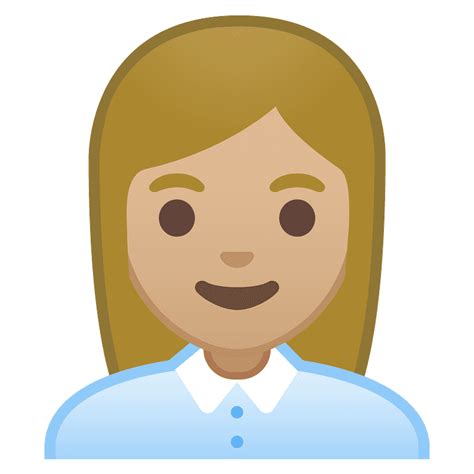 Woman Office Worker Emoji Clipart Free Download Transparent Png
