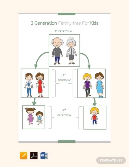 This printable extended family tree provides space for information on siblings, cousins, aunts, and uncles. 19+ Family Tree Templates & Examples in Apple Pages | Examples