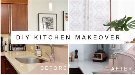 RENTAL KITCHEN MAKEOVER | DIY Marble Countertops & Cabinet