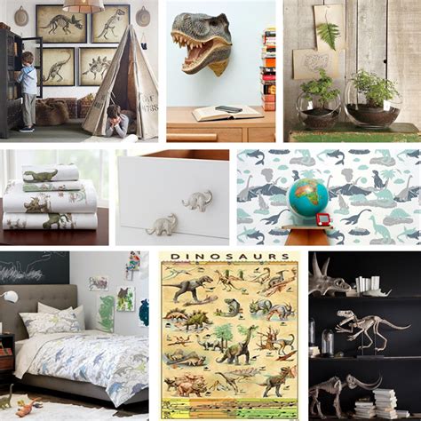 Dinosaur name wall decal sticker large kids bedroom jurassic park world theme spinosaurus personalized regular weathered or worn design. Dinosaur Bedroom - Jurassic Inspired Interior Design ...