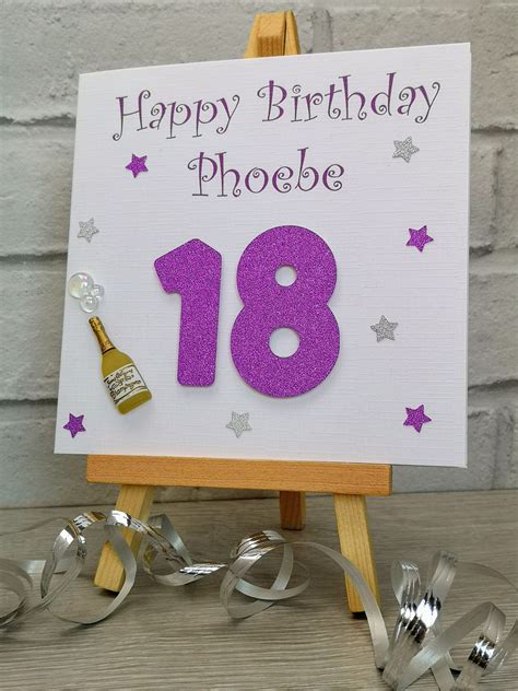 Personalised Birthday Card 18th Birthday Special Birthday Any Age