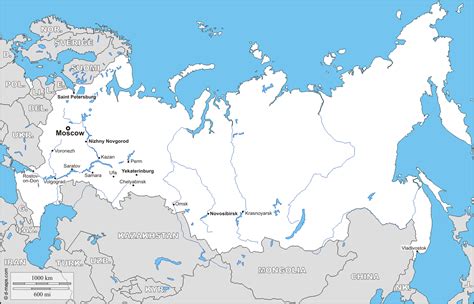 Blank Map Of Russia Time Zones Map World Images And Photos Finder