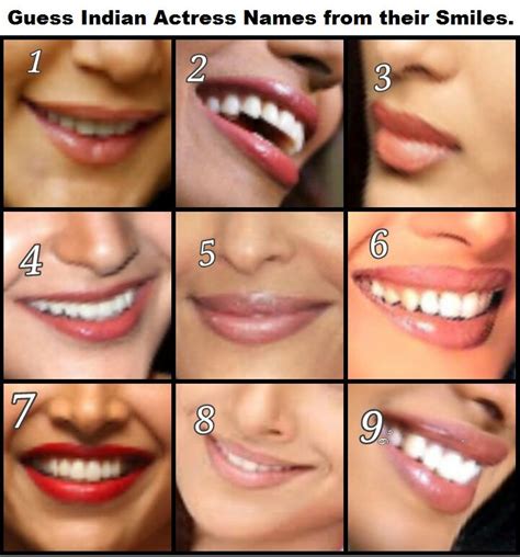 The list contains actress in random orders and you can find out the in which latest tv serial the actress has appear. Guess Indian Actress Names from their Smiles | Puzzles World