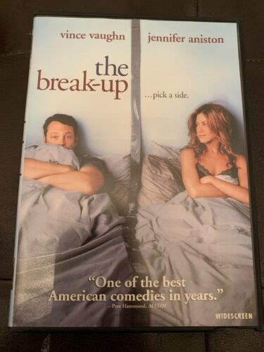 The Break Up Dvd Widescreen Edition Vince Vaughn Jennifer Aniston