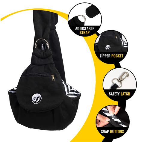 It has the best features of both hard and soft carriers for small cats and dogs. Timetuu Pet Sling Carrier for Small Dogs or Cats ...