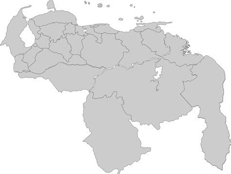 Mapa De Venezuela Png