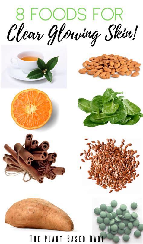 14 Foods for Amazing Glowing Skin | Foods for clear skin, Food, Food