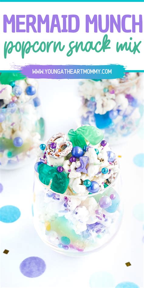 See more ideas about mermaid birthday party, mermaid birthday, mermaid party. Make A Splash With Mermaid Munch Popcorn Snack Mix ...