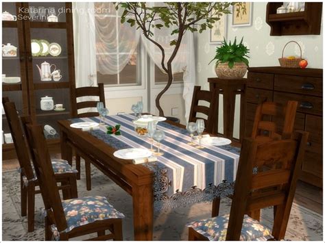 Sims 4 Ccs Downloads Annett85 Annetts Sims 4 Welt Dining Room Sets