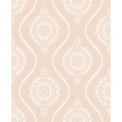 Fine Decor Medley 564 Sq Ft Coral Paper Abstract Unpasted Wallpaper At