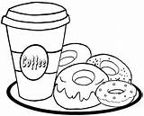 Coloring Donut Mitraland sketch template