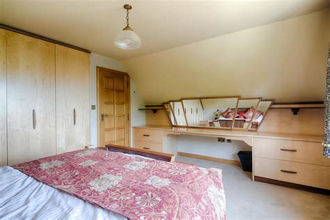 Art Deco Bespoke Fitted Bedroom Made In Walnut And Maple By Treske