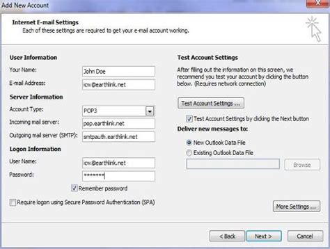 Enjoy your cox webmail account. Outlook 2010 Email Setup