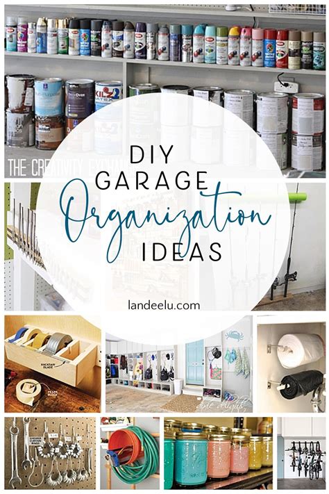 Here are 14 garage organization ideas and tips to help start cleaning up and maximizing your garage space. Awesome DIY Garage Organization Ideas - landeelu.com