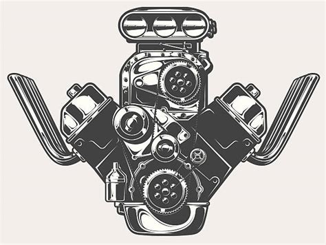 Supercharged Engine Illustrations Royalty Free Vector Graphics And Clip