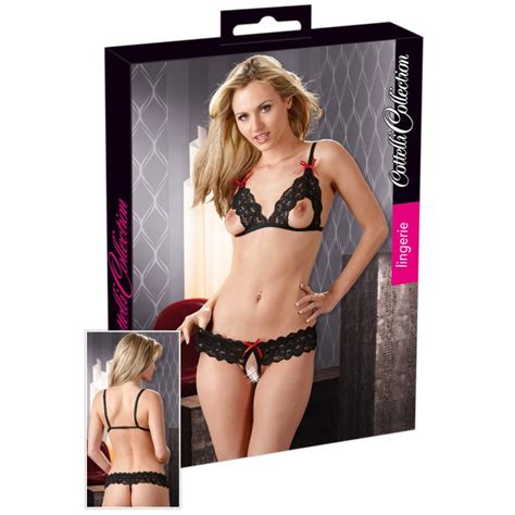 Cottelli Collection Lingerie Bra Set Open L Underwear Photopoint