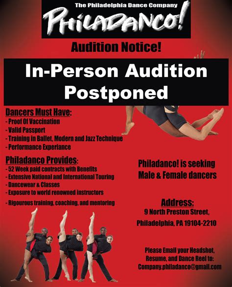 PHILADANCO! AUDITION!!! – Philadanco