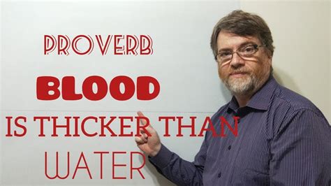 Tutor Nick P Proverbs 24 Blood Is Thicker Than Water Youtube