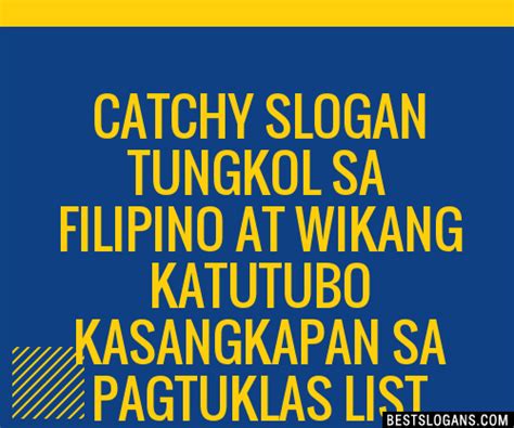 Catchy Tungkol Sa Filipino At Wikang Katutubo Kasangkapan Sa