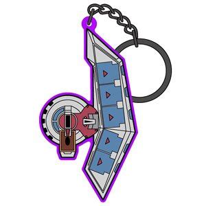 Yu Gi Oh Duel Monsters Duel Disc Rubber Key Ring Anime Toy