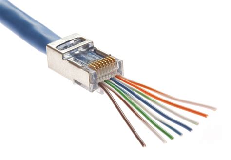 The following are the pinouts for the rj45 connectors so. Shielded EZ-RJ45® for CAT5e & CAT6 with Internal Ground ...