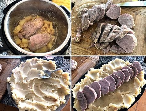 Wash potatoes and if too large, cut to the equivalent of two inch diameter potatoes. Instant Pot Pork Tenderloin & Potatoes With Creamy ...