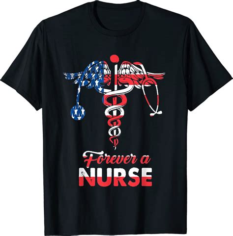 Funny Nurse Hearting Shirt For Women Usa Flag Nursing Day T Shirt