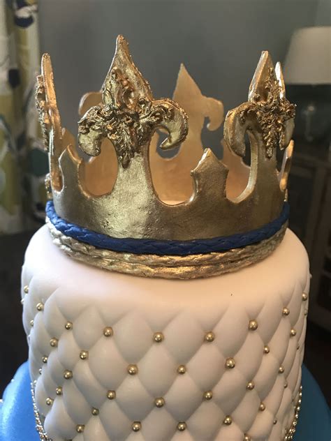 How To Make Prince Crown Cake Topper Birthday Princess Royal Crown