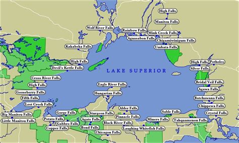 Lake Superior Map