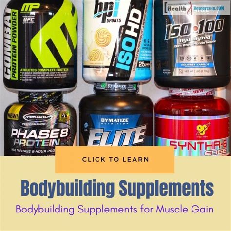 8 Best Bodybuilding Supplements For Muscle Gain And Strength