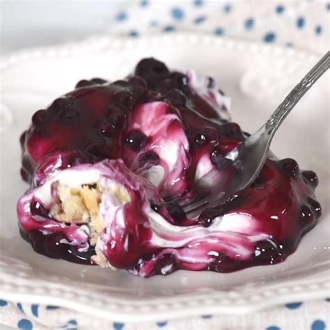Creamy No Bake Blueberry Dessert Adventures Of Mel Blueberry