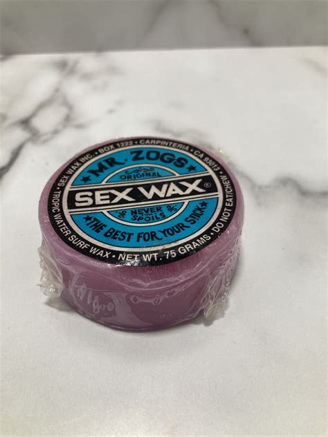 Mr Zogs Original Sex Wax For Warm Water Single Purple Color Surf Wax