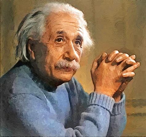 Albert Einstein Portrait Colorized2b By T Douglas Painting On Deviantart