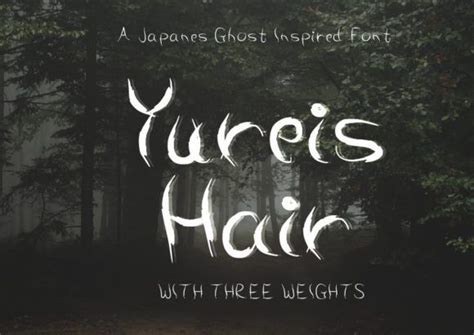 Free fonts often have not all characters and signs, and have no kerning pairs. Click To Download Download Yūrei's Hair FontReader Rating ...