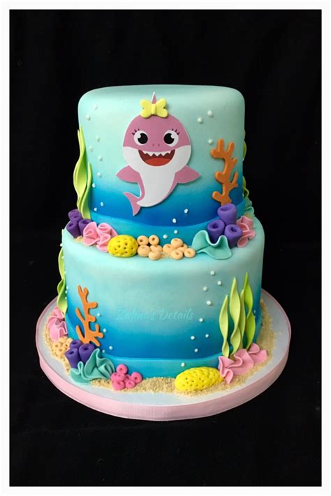 Niara cakes made my vision come to life! Baby Shark Cake | Cumple