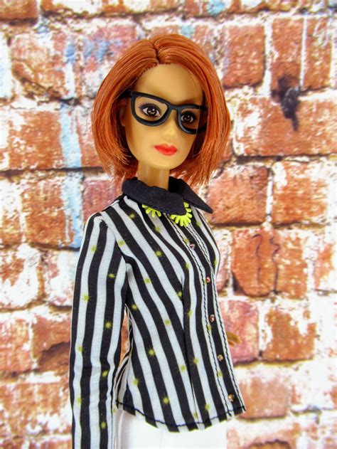 Barbie Clothes Doll Clothes Striped Shirt For Barbie Doll Etsy