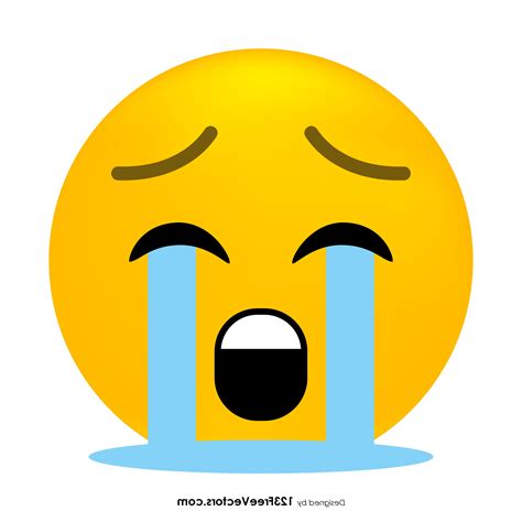 Crying Emoji Illustration Emoticon Smiley Computer Icons Crying