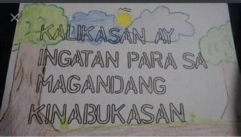Slogan Tagalog Tungkol Sa Pangangalaga Ng Kalikasan D