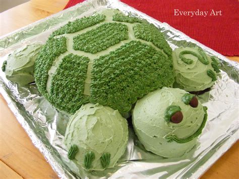 Everyday Art Turtle Birthday Cake