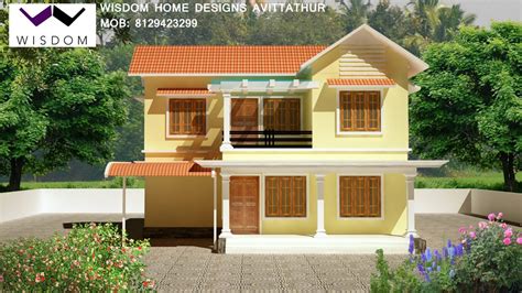 1300 Sq Ft New Kerala Style Home Design In 8 Cents