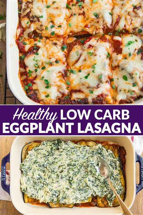 Eggplant Lasagna Delicious Low Carb Lasagna Without Noodles