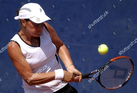 Romanian Tennis Player Sorana Cirstea Returns Editorial Stock Photo