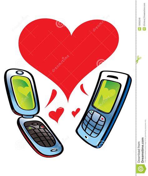 Cell Phone Love Royalty Free Stock Image Image 13093246