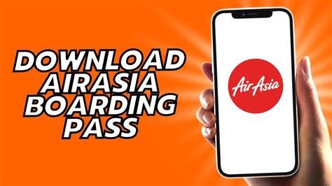 How To Download Airasia Boarding Pass Easy Youtube