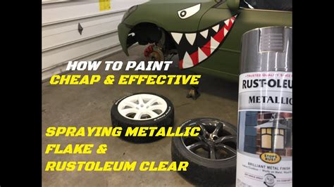 Rustoleum Spray Can Metallic Flake Clear How I Got Amazing Results Youtube