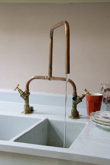 The retro style faucet looks amazing in a traditional bathroom. Pin on to make your house a home.
